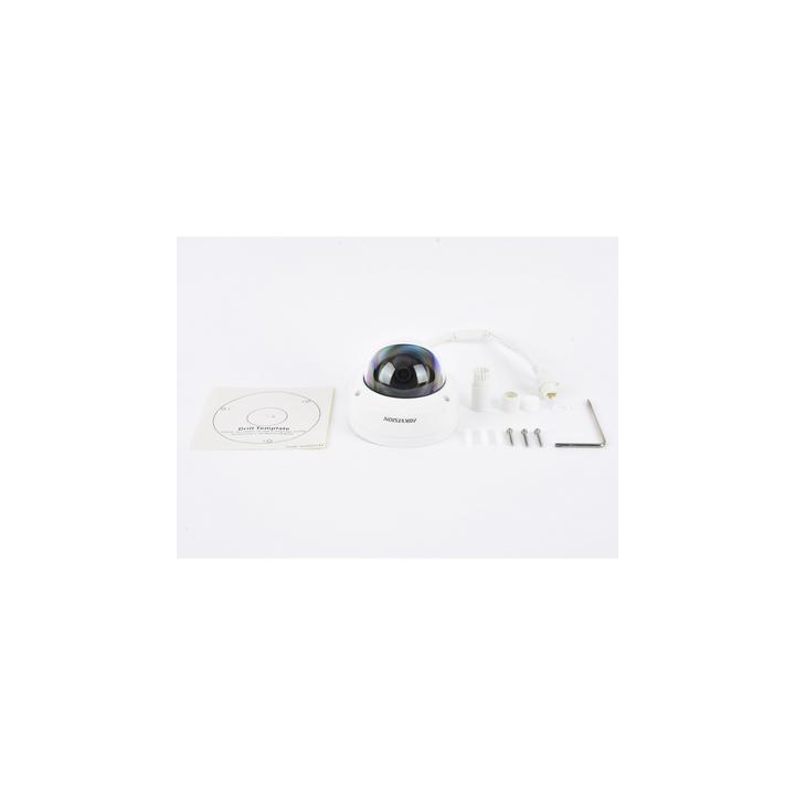 Domo IP 4 Megapixel / Lente 2.8 mm / 30 mts IR / WDR 120 dB / Exterior IP67 / Hik-Connect P2P / H.265+ / PoE / ONVIF