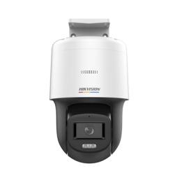 Domo PT IP 4 Megapixel / Lente 4 mm  / Luz Blanca 30 mts / dWDR  / PoE / IP66 / Micrófono y Bocina Interconstruido /