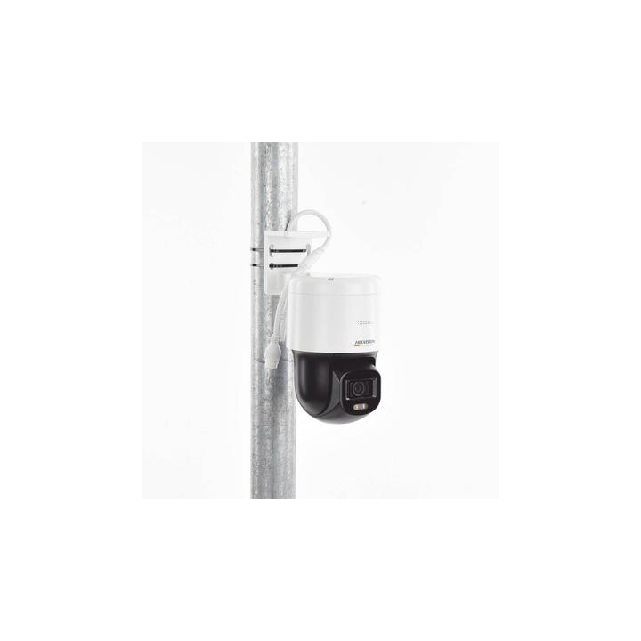Domo PT IP 4 Megapixel / Lente 4 mm  / Luz Blanca 30 mts / dWDR  / PoE / IP66 / Micrófono y Bocina Interconstruido /