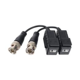 Kit de Transceptores (Baluns) con Terminal PUSH SUPERIOR, Resolución 4K , Cable flexible COAXIAL Blindado / COAXITRON