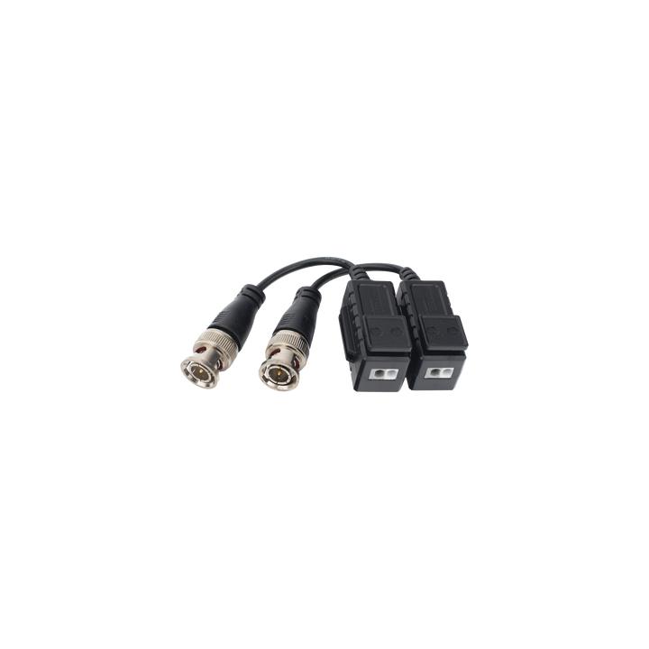 Kit de Transceptores (Baluns) con Terminal PUSH SUPERIOR, Resolución 4K , Cable flexible COAXIAL Blindado / COAXITRON