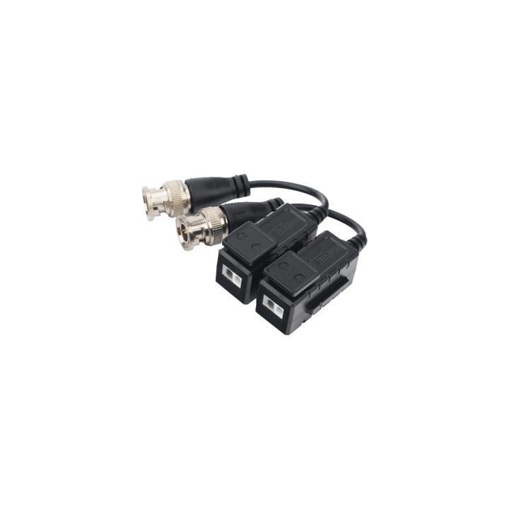 Kit de Transceptores (Baluns) con Terminal PUSH SUPERIOR, Resolución 4K , Cable flexible COAXIAL Blindado / COAXITRON