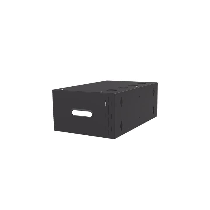 Gabinete para Montaje en Pared liviano, 4 Unidades de rack, Profundidad máxima de trabajo 250 mm, Se envía el