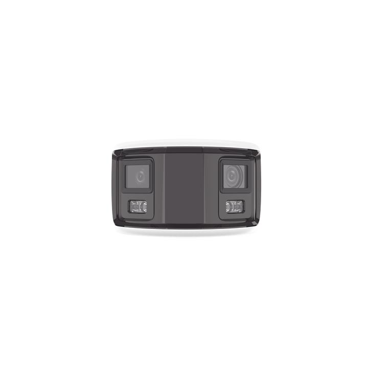 [FlexVu] [PROTECCIÓN ACTIVA] Bala IP Panorámica 8 Megapixel (4K) / 2 Lentes 4 mm (180°) / Imagen a Color 24/7