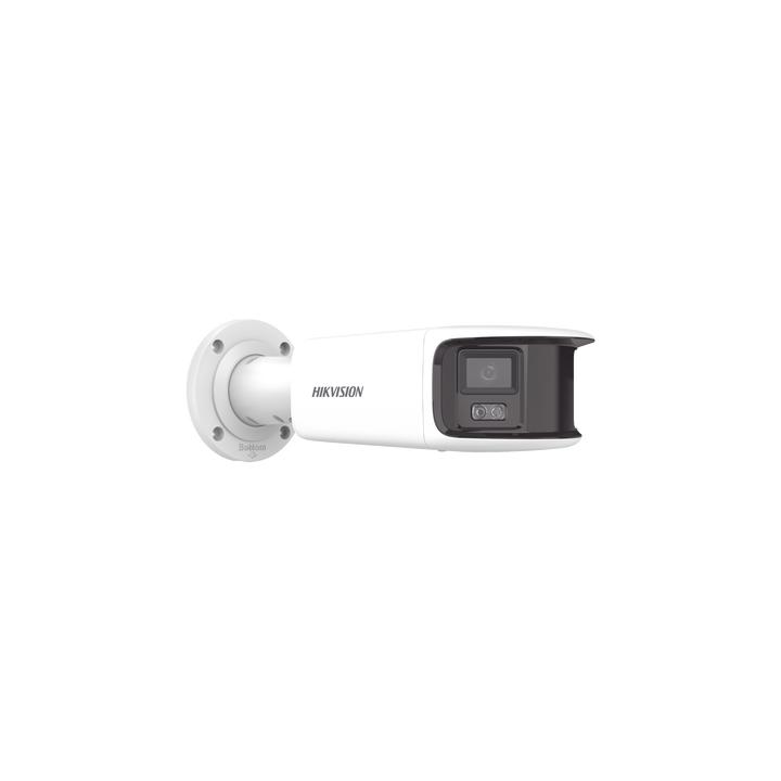 [FlexVu] [PROTECCIÓN ACTIVA] Bala IP Panorámica 8 Megapixel (4K) / 2 Lentes 4 mm (180°) / Imagen a Color 24/7