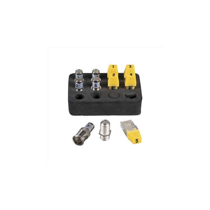 Kit Scout™ Pro 3 Probador de Cables de Voz (RJ11/12), de Datos (RJ45) y de Video (Coaxial con conector F),