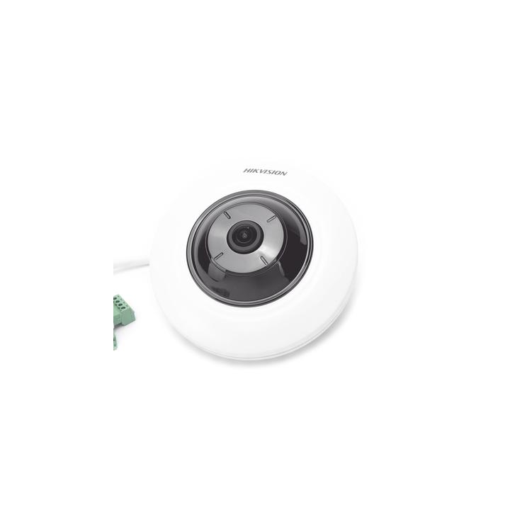 Mini Fisheye IP 5 Megapixel / Panorámica 180° - 360° / Microfono Integrado / 8 mts IR / Uso en Interior / PoE /