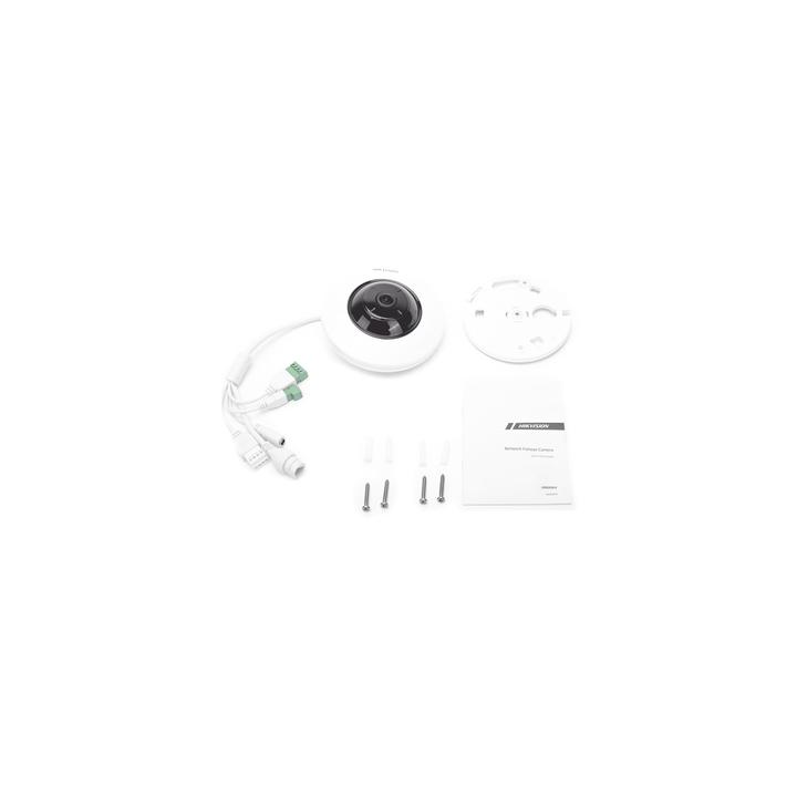 Mini Fisheye IP 5 Megapixel / Panorámica 180° - 360° / Microfono Integrado / 8 mts IR / Uso en Interior / PoE /