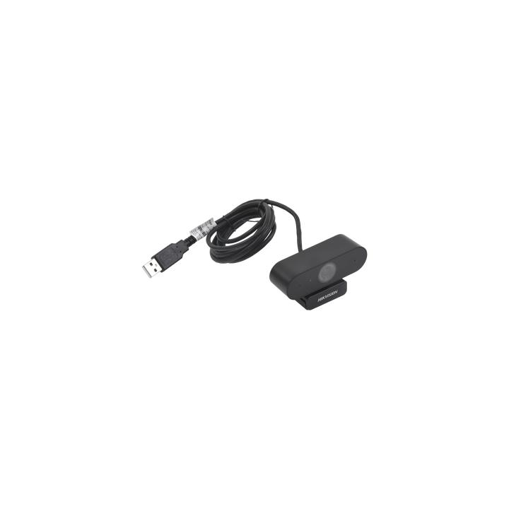 Cámara Web ALTA DEFINICIÓN (1080p) / Giro 360° / Gran Angular / Micrófono Integrado / Conector USB de 2 mts /