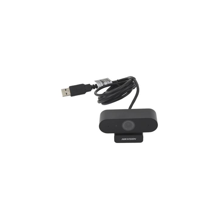 Cámara Web ALTA DEFINICIÓN (1080p) / Giro 360° / Gran Angular / Micrófono Integrado / Conector USB de 2 mts /