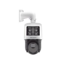 [TandemVu] PTZ IP 4 Megapixel con Cámara Panoramica 6 Megapixel / 25X Zoom / 100 mts IR / IP66  / WDR / PoE+ /