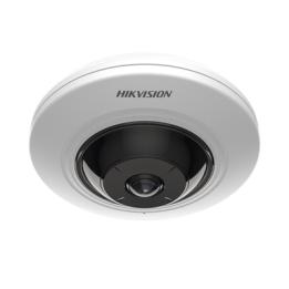 Mini Fisheye IP 5 Megapixel / Panorámica 180° - 360° / 8 mts IR / Interior / PoE / HEOP / ACUSENSE / Detección