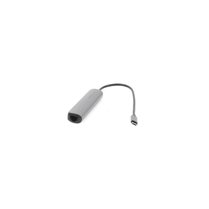 HUB USB-C (Docking Station) 5 en 1 | Ultra Delgado | 2 USB-A 3.1 a (5 Gbps) | HDMI 4K@60Hz | RJ45 (Gigabit Ethernet) |