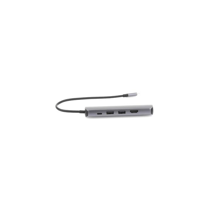 HUB USB-C (Docking Station) 5 en 1 | Ultra Delgado | 2 USB-A 3.1 a (5 Gbps) | HDMI 4K@60Hz | RJ45 (Gigabit Ethernet) |