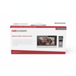 Kit de Videoportero Analógico de Metal / IP a 4 Hilos con Función de Llamada a App Hik-Connect / Monitor se Conecta a