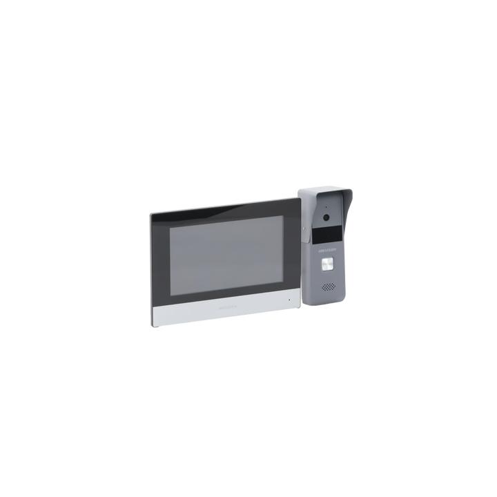 Kit de Videoportero Analógico de Metal / IP a 4 Hilos con Función de Llamada a App Hik-Connect / Monitor se Conecta a