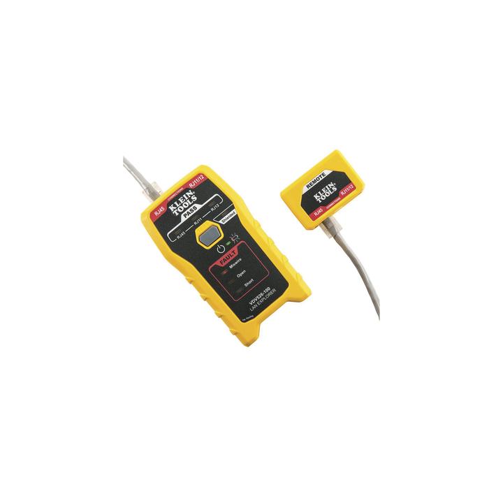 Probador de Cables de Red y Probador de Cables de Datos LAN Explorer™ con Transmisor Remoto.