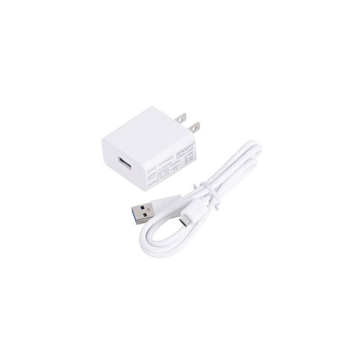 Cargador Micro-USB Profesional de 1 Puerto / 5 VCC / 1 Amper Para Smartphones y Tablets / Voltaje de Entrada de 100-240