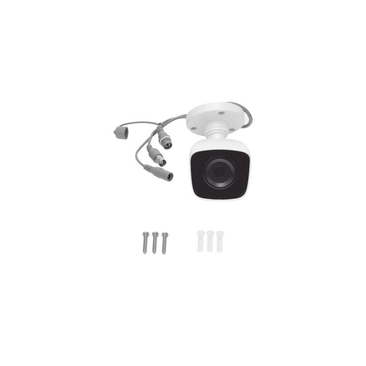 Bala TURBOHD 2 Megapíxeles (1080p) / METALICA / Gran Angular 103° / Lente 2.8 mm / IR EXIR Inteligente 20 mts /