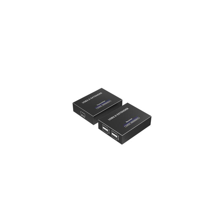 Kit EXTENSOR USB 2.0 de 4 Puertos para Distancias de Hasta  150 m | Soporta USB 2.0, USB 1.1 y USB 1.0 | UTP Cat