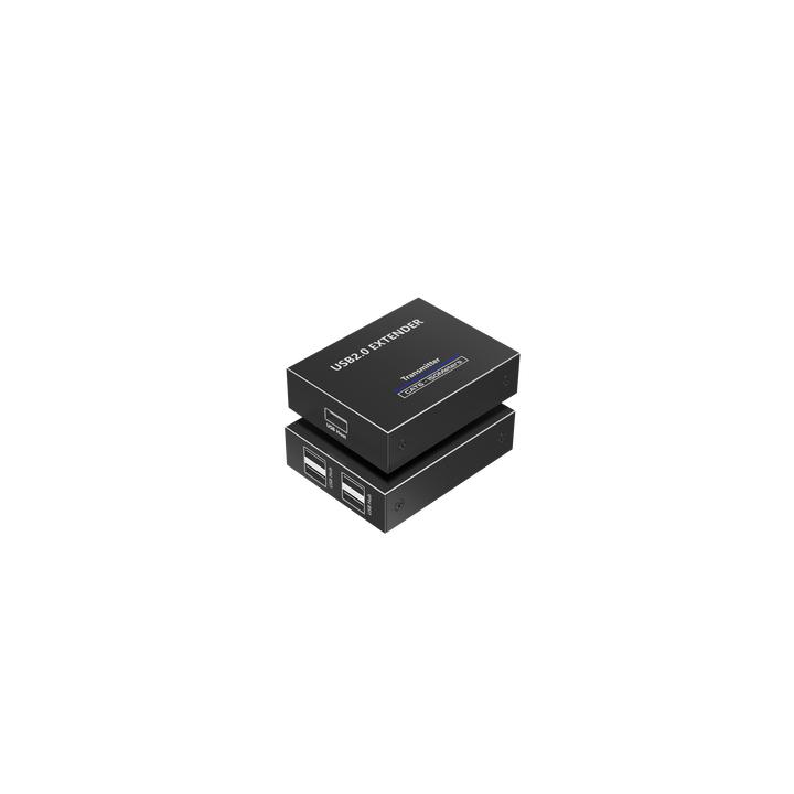 Kit EXTENSOR USB 2.0 de 4 Puertos para Distancias de Hasta  150 m | Soporta USB 2.0, USB 1.1 y USB 1.0 | UTP Cat