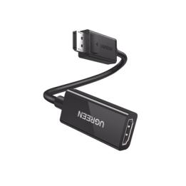 Convertidor DisplayPort a HDMI 4K@60Hz | 3D | HDR | Blindaje Interno | Botón Liberador | Largo 25 cm (9.84 Pulgadas) |
