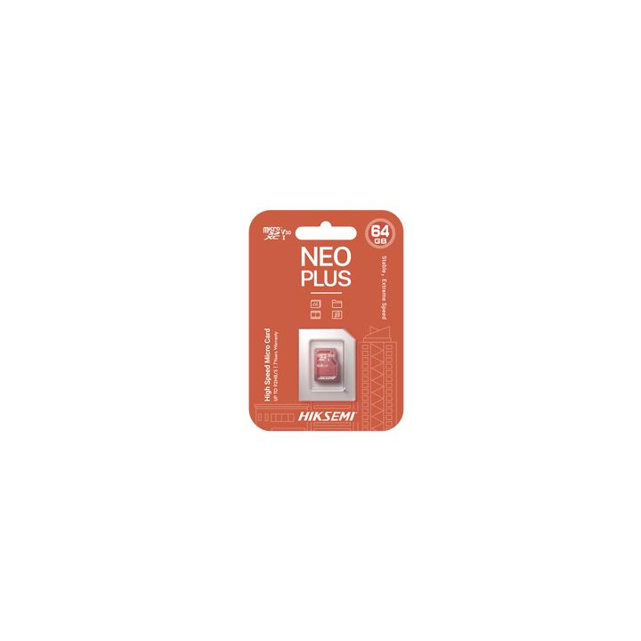Memoria microSD / Clase 10 de 64GB / Especializada Para Videovigilancia (Uso 24/7) / Compatibles con cámaras HIKVISION