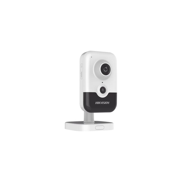 Cubo IP 4 Megapixel / Serie PRO / Lente 2.8 mm / 10 mts IR EXIR / PoE / Sensor PIR / H.265+ / Interior / Audio de Dos