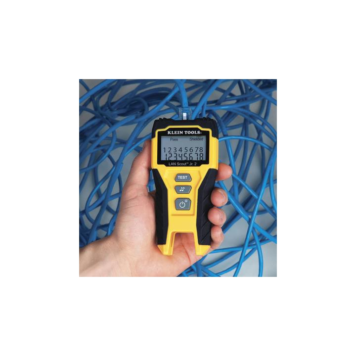 Tester  de Cable LAN Scout™ Jr. 2/ Para: Prueba aprobada/ Error de Cableado/ Falla de Circuito Abierto o