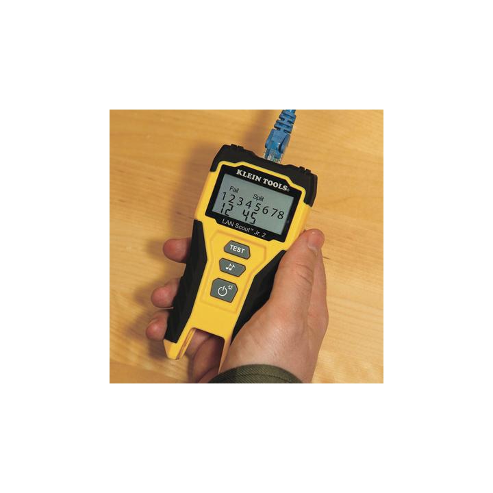 Tester  de Cable LAN Scout™ Jr. 2/ Para: Prueba aprobada/ Error de Cableado/ Falla de Circuito Abierto o