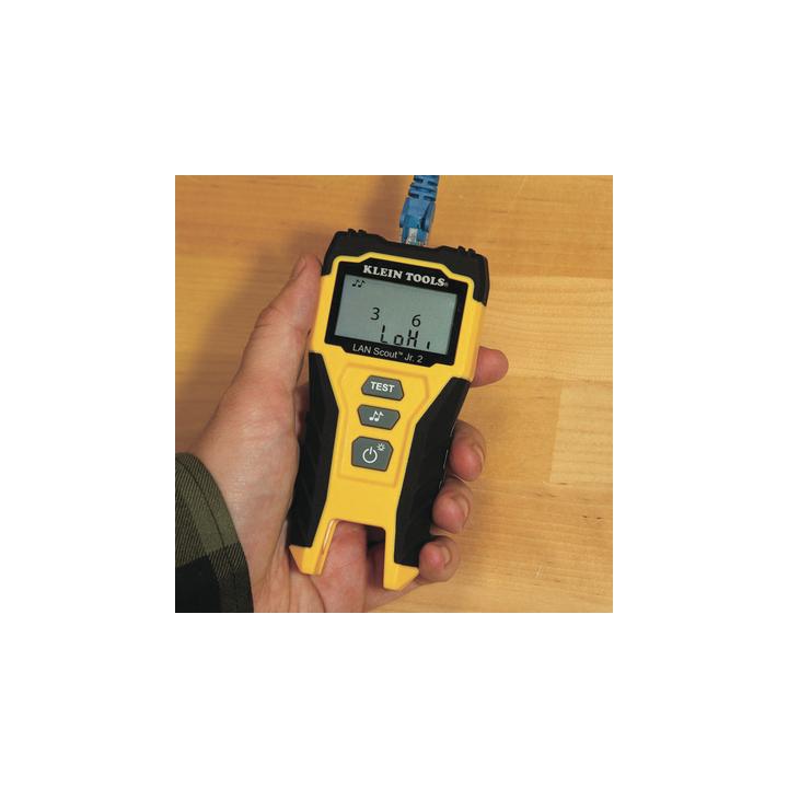 Tester  de Cable LAN Scout™ Jr. 2/ Para: Prueba aprobada/ Error de Cableado/ Falla de Circuito Abierto o
