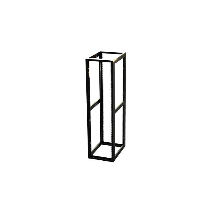Rack Estándar 19" de 4 Postes, Acero, 45 Unidades, Profundidad Ajustable.