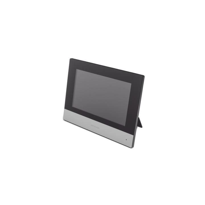 Monitor Hibrido IP WiFi Touch Screen 7" para DS-KIS303P / Vídeo en Vivo / PoE Estándar / Apertura Remota / Llamada