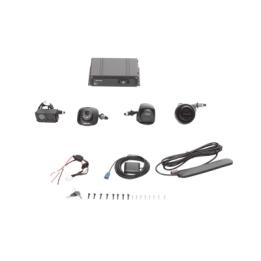 Kit DVR Móvil 1080P / Incluye 4 Cámaras TURBOHD 1080P / Modulo 4G y GPS / Soporta Memoria SD / Visualización por
