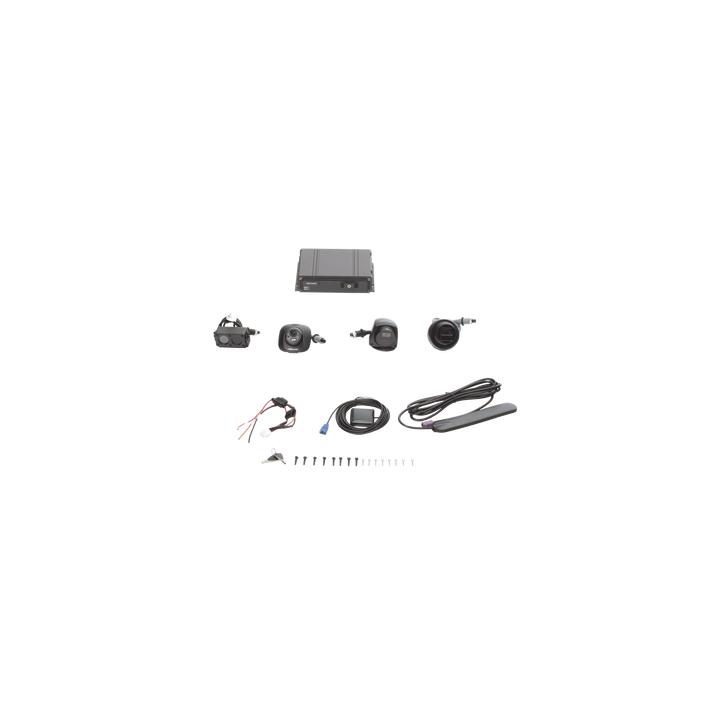 Kit DVR Móvil 1080P / Incluye 4 Cámaras TURBOHD 1080P / Modulo 4G y GPS / Soporta Memoria SD / Visualización por