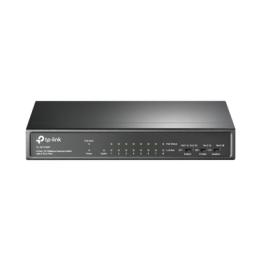 Switch PoE+ No Administrable / De Escritorio 9 puertos 10/100 Mbps / 8 puertos PoE af/at Inteligente / Presupuesto 65 W