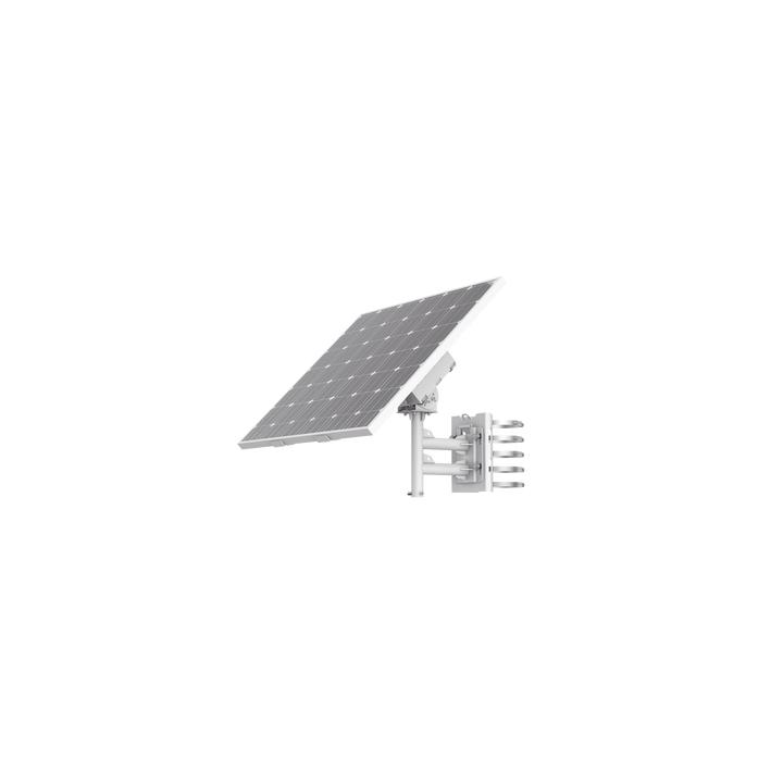 Kit Solar de alimentación / Panel Solar / Batería de Respaldo de Litio 360 Wh / 2 Salidas de 12 Vcd / Accesorios de