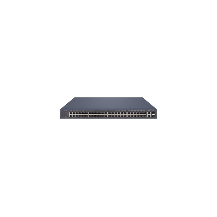 Switch PoE+ / Administrable / 48 Puertos 1000 Mbps PoE+ / 2 Puertos 1000 Mbps Uplink / 2 Puertos SFP / 470 Watts