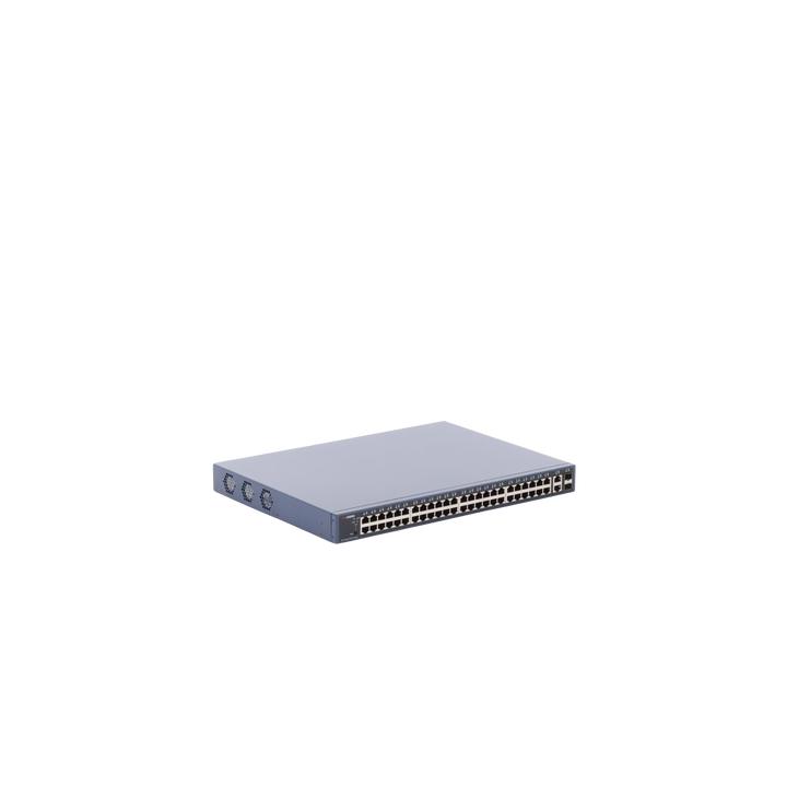 Switch PoE+ / Administrable / 48 Puertos 1000 Mbps PoE+ / 2 Puertos 1000 Mbps Uplink / 2 Puertos SFP / 470 Watts
