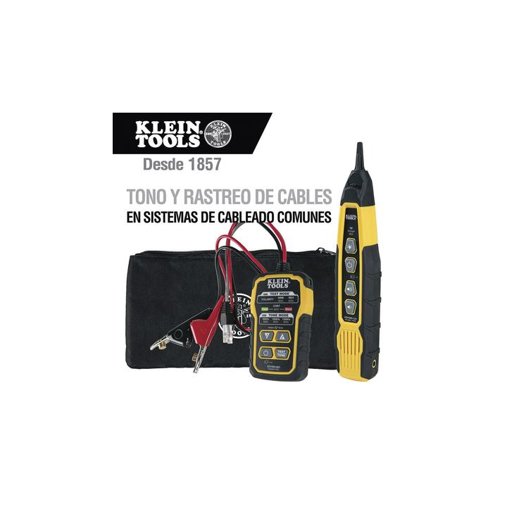 Kit de Generador de Tono y  Sonda de Rastreo para Cableado (RJ11/RJ45). Incluye  Bolsa de Protección.