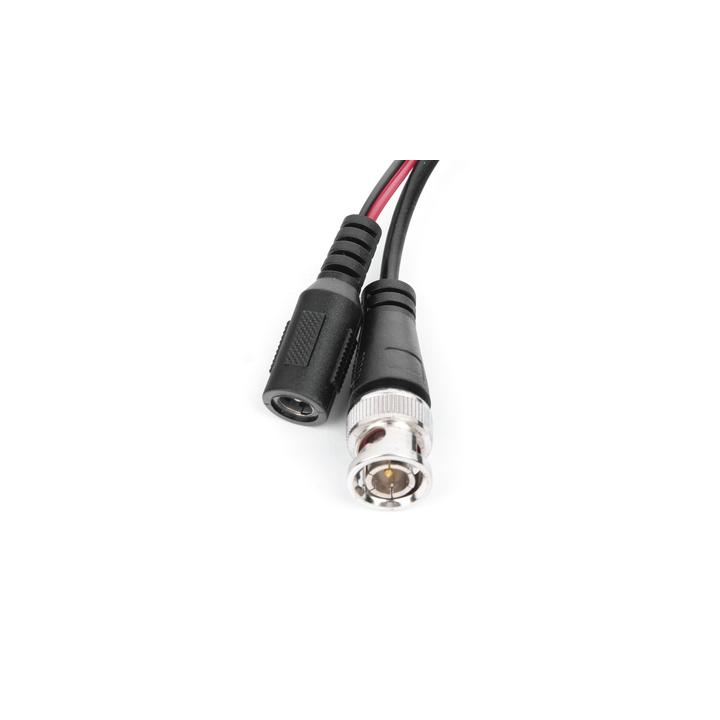 Kit de transceptores activos con conector para alimentación (12V/24Vcc/AC) TurboHD para aplicaciones de video por UTP