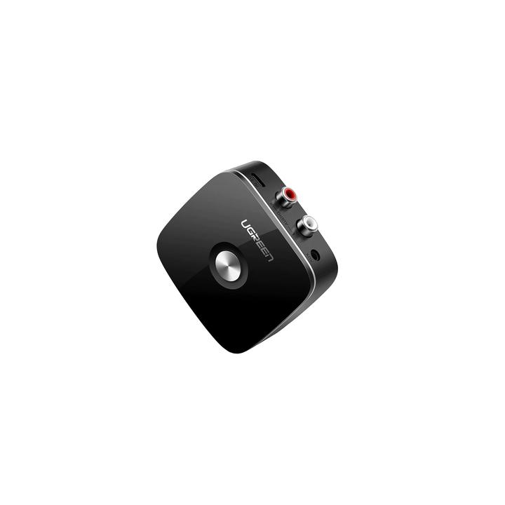 Receptor de Audio Bluetooth 5.0 a RCA o Auxiliar 3.5mm / Tecnología EDR / Reconexión Automática / Hasta 10 m / Ideal