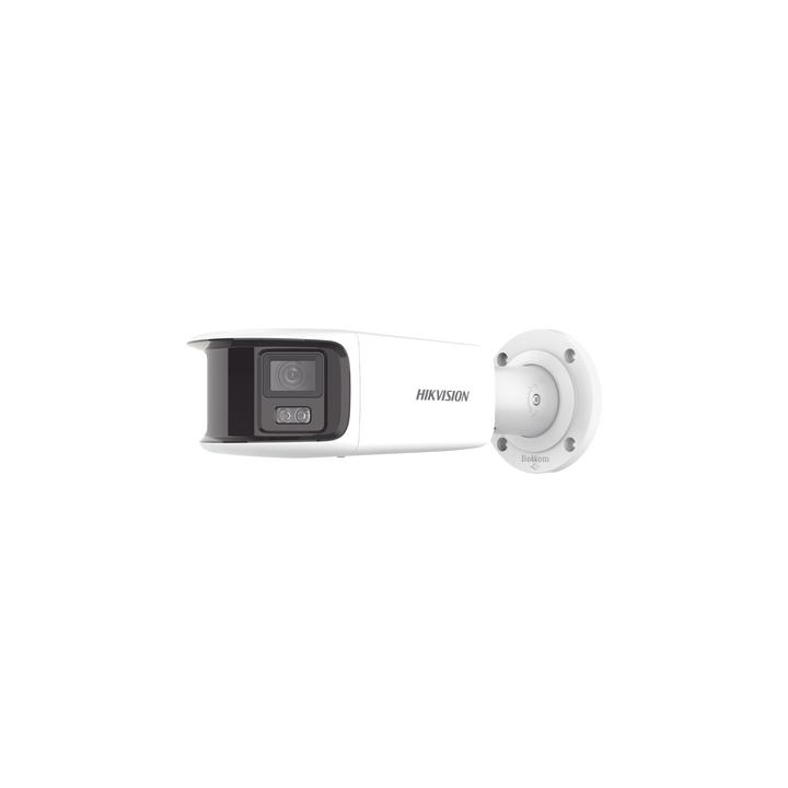[ PROTECCIÓN ACTIVA ] Bala IP Panorámica 8 Megapixel / 180° / Lente 4 mm / Imagen a Color 24/7 / PoE / WDR 130° /