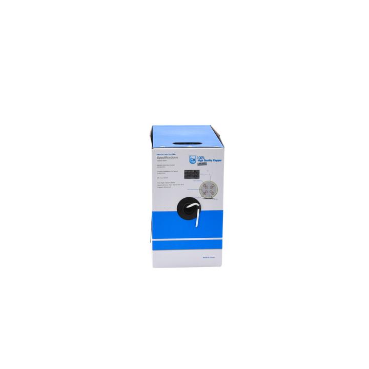 Bobina de Cable UTP Cat5e para Exterior en Color Blanco / 305 Metros (1000 Pies) / Certificada UL / Sin Blindaje