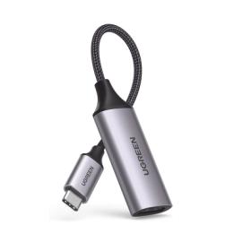 Cable Adaptador USB C a HDMI 4K@60Hz / Convertidor Thunderbolt 3 / Caja de Aluminio / HDMI V2.0 / 3D / Longitud del
