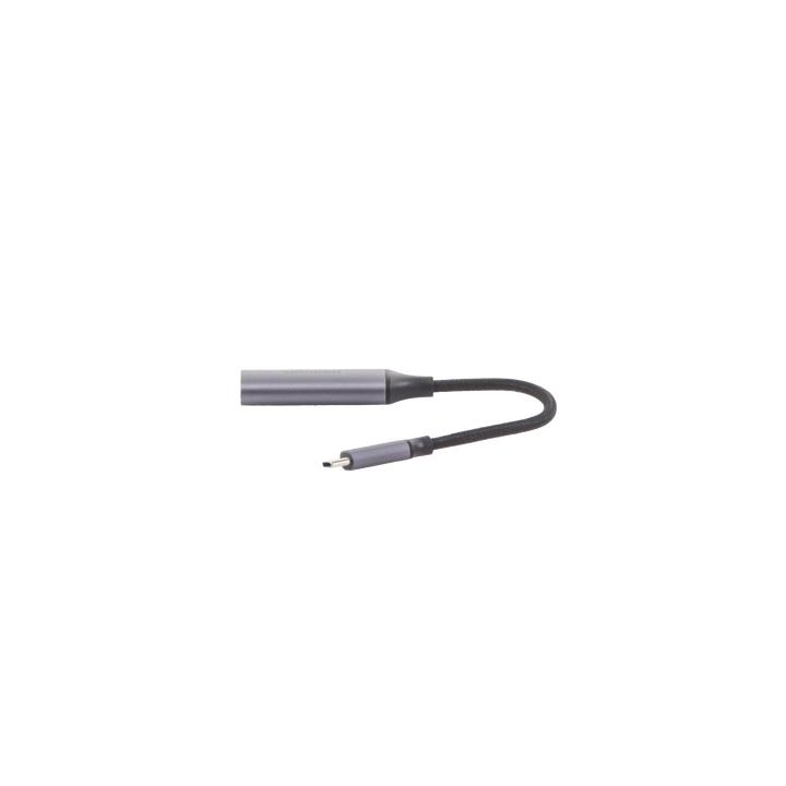 Cable Adaptador USB C a HDMI 4K@60Hz / Convertidor Thunderbolt 3 / Caja de Aluminio / HDMI V2.0 / 3D / Longitud del