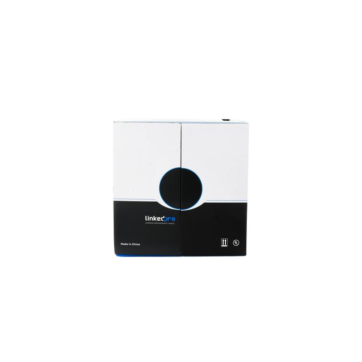 Bobina de Cable de 305 Metros (1000 Pies) Cat6+, CM, Calibre 23 Alto Rendimiento, ETL, UL, Color Azul, Super Flexible,