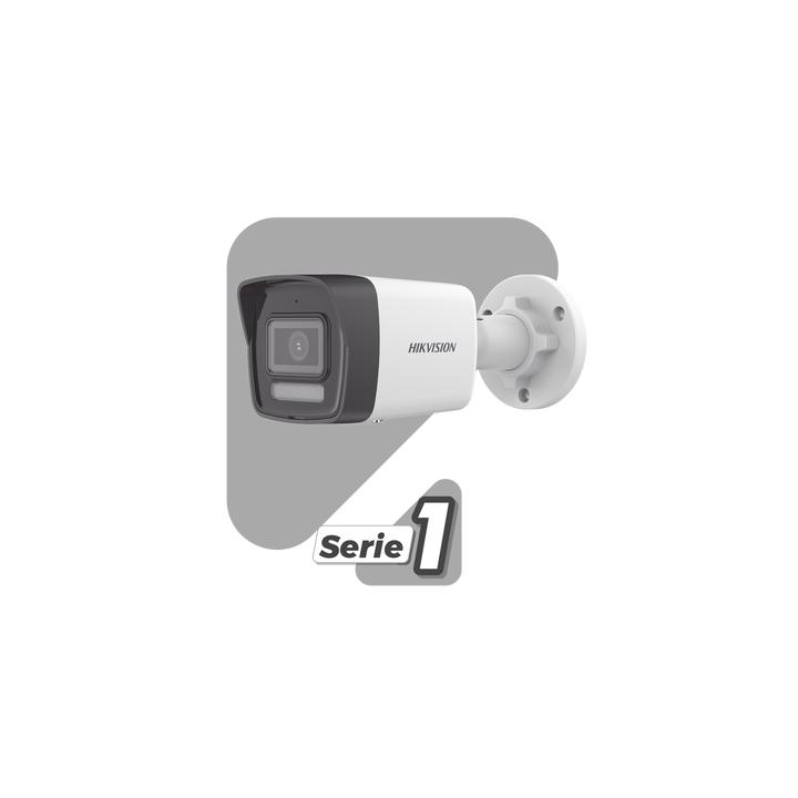 [Dual Light] Bala IP 6 Megapixel / Lente 2.8 mm / 30 mts IR + 30 mts Luz Blanca / Micrófono Integrado / ACUSENSE Lite