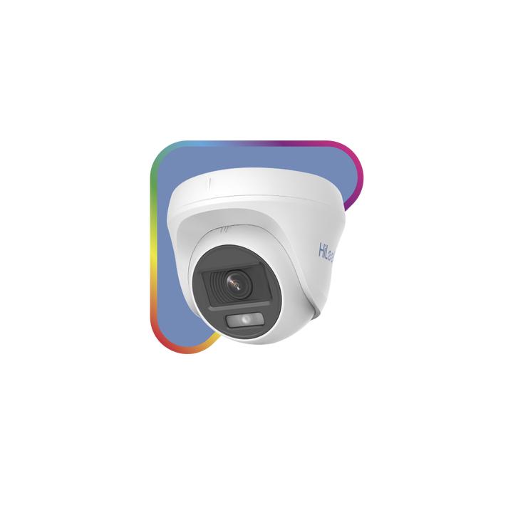 Turret TURBOHD 1080p / Imagen a Color 24/7 / Lente 2.8 mm / ColorVu Lite / Luz Blanca 20 mts / Uso en Interior /