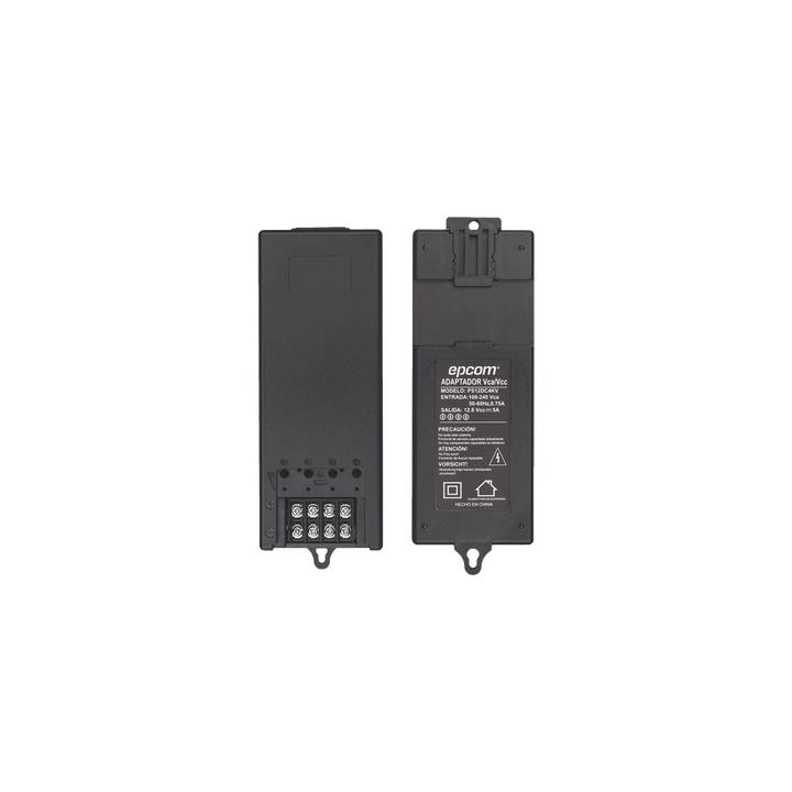 Fuente de Poder de 12 Vcc @ 5A / 4 Cámaras / FILTRO DE RUIDO ESPECIAL PARA CAMARAS 4K / Fusible Reseteable Inter